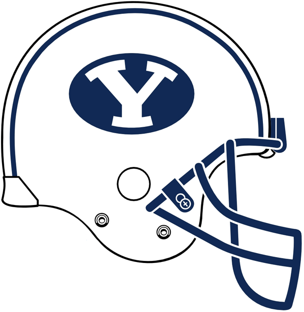 Brigham Young Cougars 2005-Pres Helmet Logo iron on transfers for T-shirts